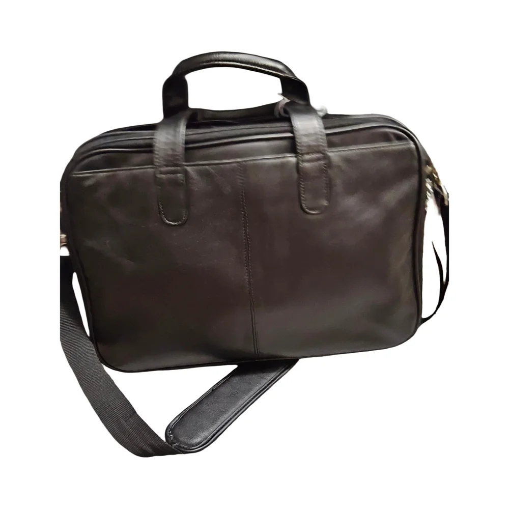 Preloved Kenneth Cole Reaction Black Laptop bag/ Briefcase Professional Design
